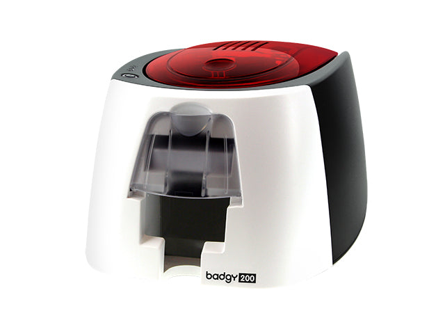 Impresora de credenciales Evolis Badgy 200 Incluye 1 Ribbon 1 Paquete de 100 tarjetas de PVC