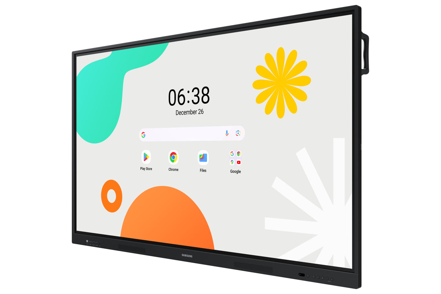 Pantalla Samsung E Board WAF 75" Interactiva 40 Multi Touch Android OS 14 UHD Resolución 3840x2160 350 Nits