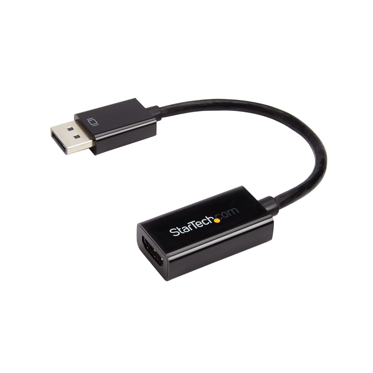 StarTech.com DP2HD4KS adaptador de cable de vídeo 0.15 m HDMI Tipo A (Estándar) Negro