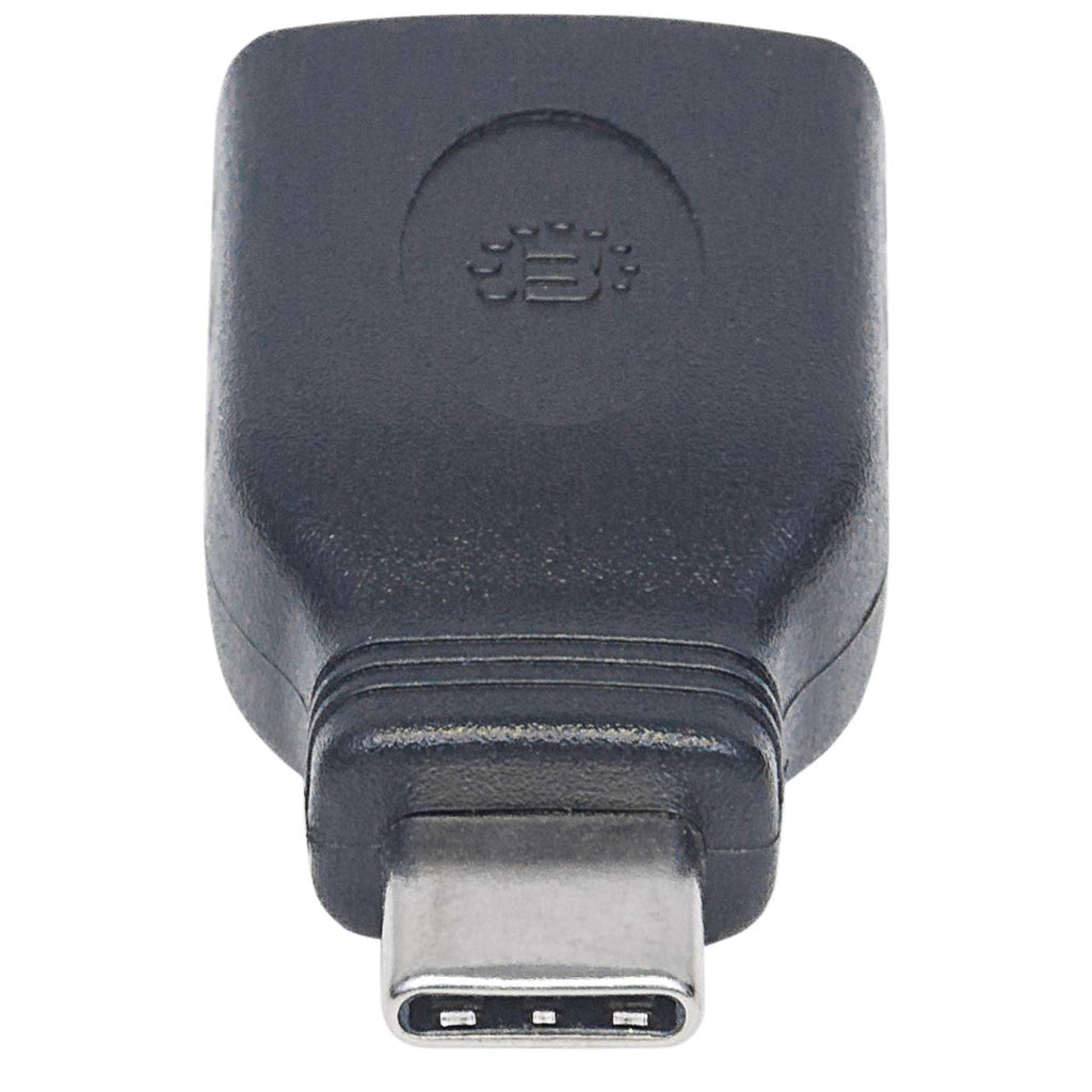 Adaptador Manhattan USB-C 3.1 Gen 1 Super Velocidad CM/AH 5 Gbps Color Negro