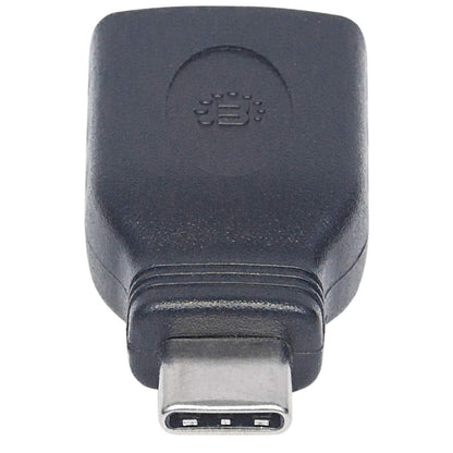 Adaptador Manhattan USB-C 3.1 Gen 1 Super Velocidad CM/AH 5 Gbps Color Negro