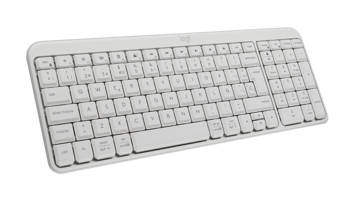Teclado Logitech K250 Bluetooth  Blanco