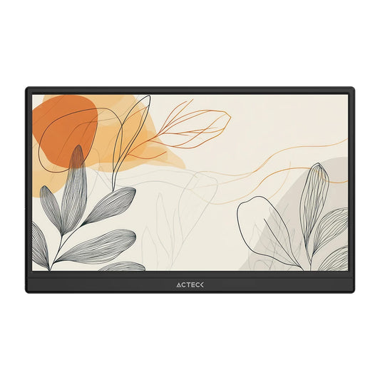 Monitor portátil plano 15.6" IPS SlimBoard SB15T FHD 60Hz 5ms 2x altavoces 1 W base ajustable Elite negro