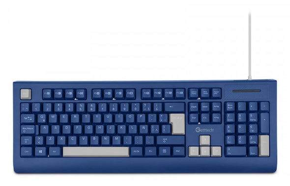 Getttech GGK-ESMWR-02-BL teclado Universal USB Azul