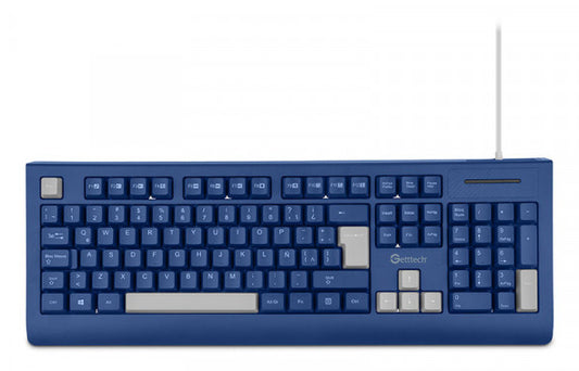 Getttech GGK-ESMWR-02-BL teclado Universal USB Azul