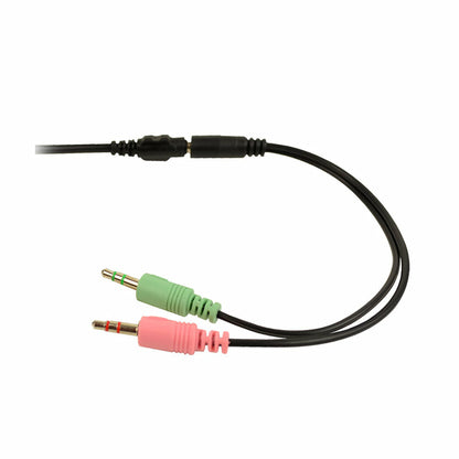 Diadema Alámbrica Perfect Choice Stream Pro Cable 1.8m Micrófono Omnidireccional 3.5mm Color Negro