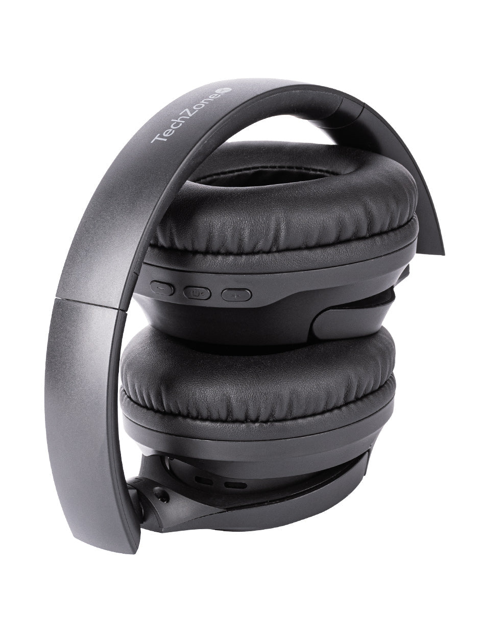 TechZone TZDJ02 audífono y auriculare Auriculares Inalámbrico y alámbrico Diadema Llamadas/Música USB Tipo C Bluetooth Negro