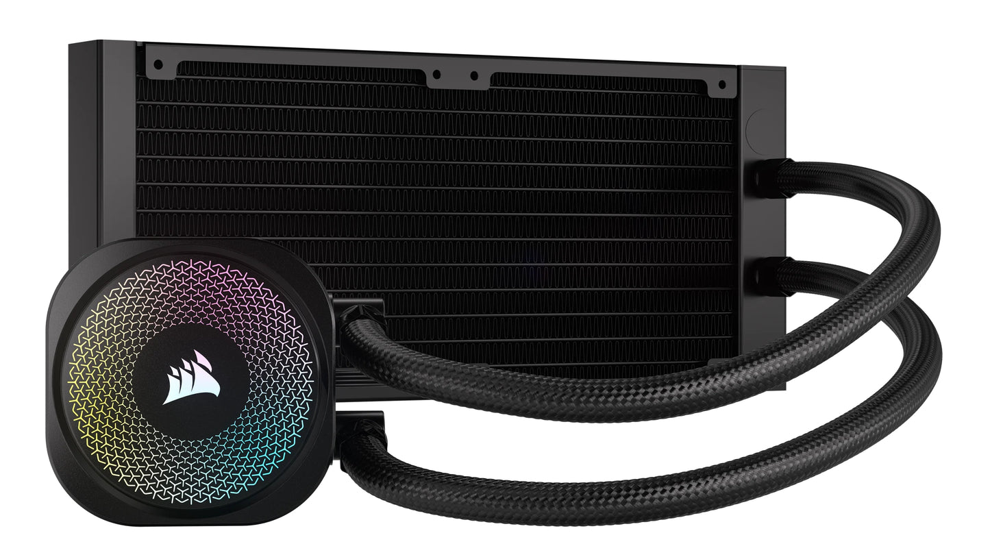 Enfriador líquido Corsair Nautilus 240 RS para CPU 2x 120mm hasta 2100RPM Negro RGB