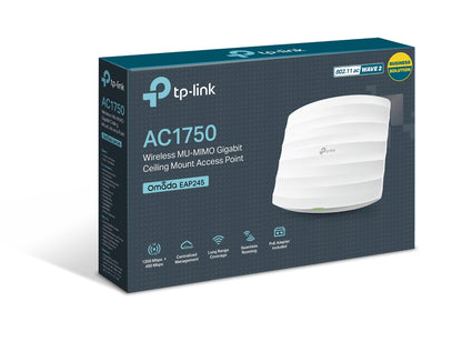 TP-Link EAP245 punto de acceso inalámbrico 1300 Mbit/s Blanco Energía sobre Ethernet (PoE)