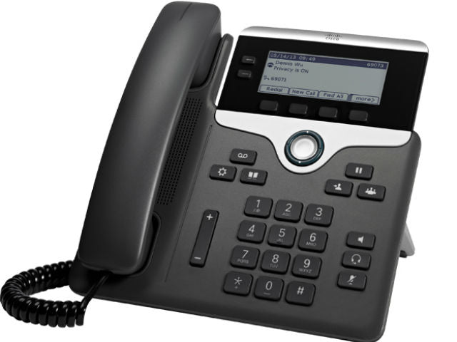 Cisco 7811 teléfono IP Negro, Plata 1 líneas LED