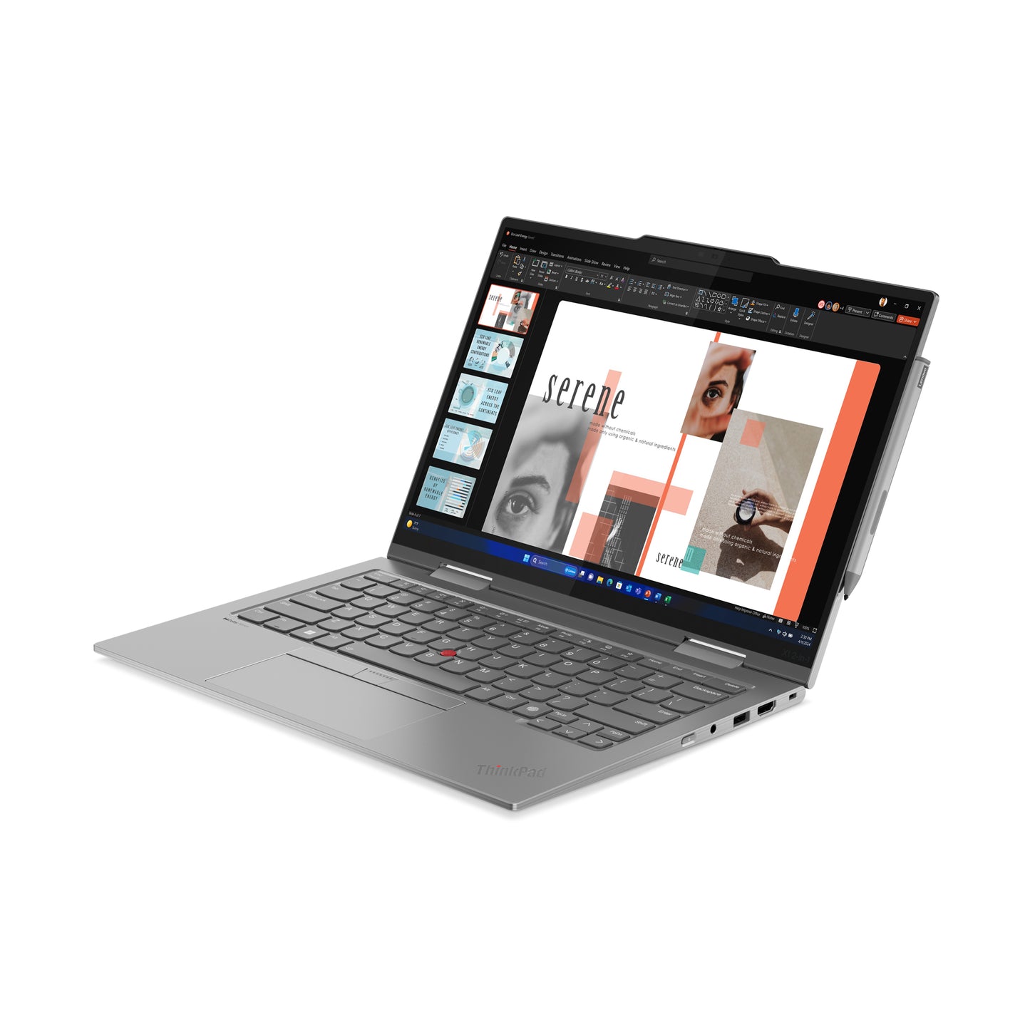 Laptop Lenovo ThinkPad X1 2 in 1 G9 Intel Core Ultra 7 155U Touch Windows 11 Pro 64 16 GB 512GB SSD M.2 2280 No Ethernet