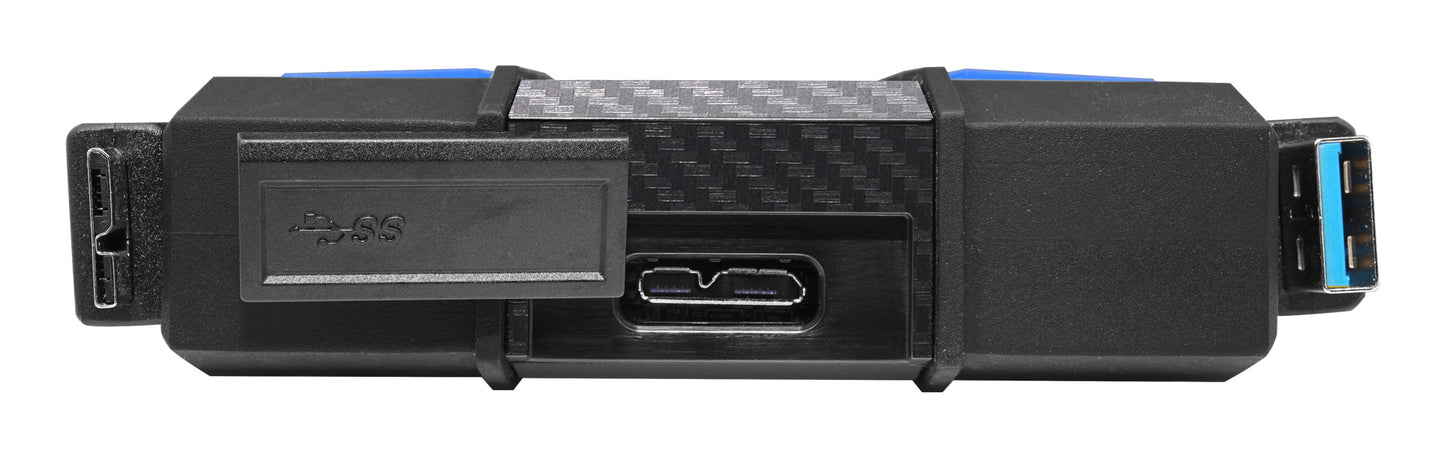 Disco Duro Externo Adata 5TB HD710 Pro 2.5" USB-A 3.2 Negro Resistente a Prueba de Agua Polvo y Golpes