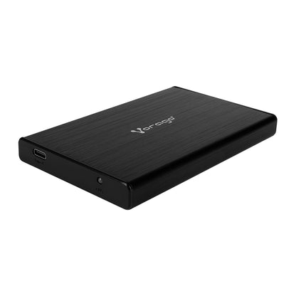 ENCLOSURE VORAGO HDD-202 DD 2.5 SATA USB TIPO C 3.1 NEGRO
