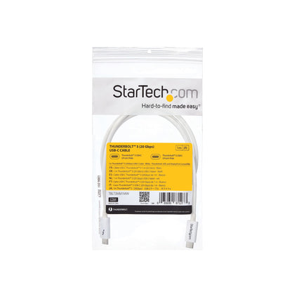 StarTech.com TBLT3MM1MW cable Thunderbolt 20 Gbit/s