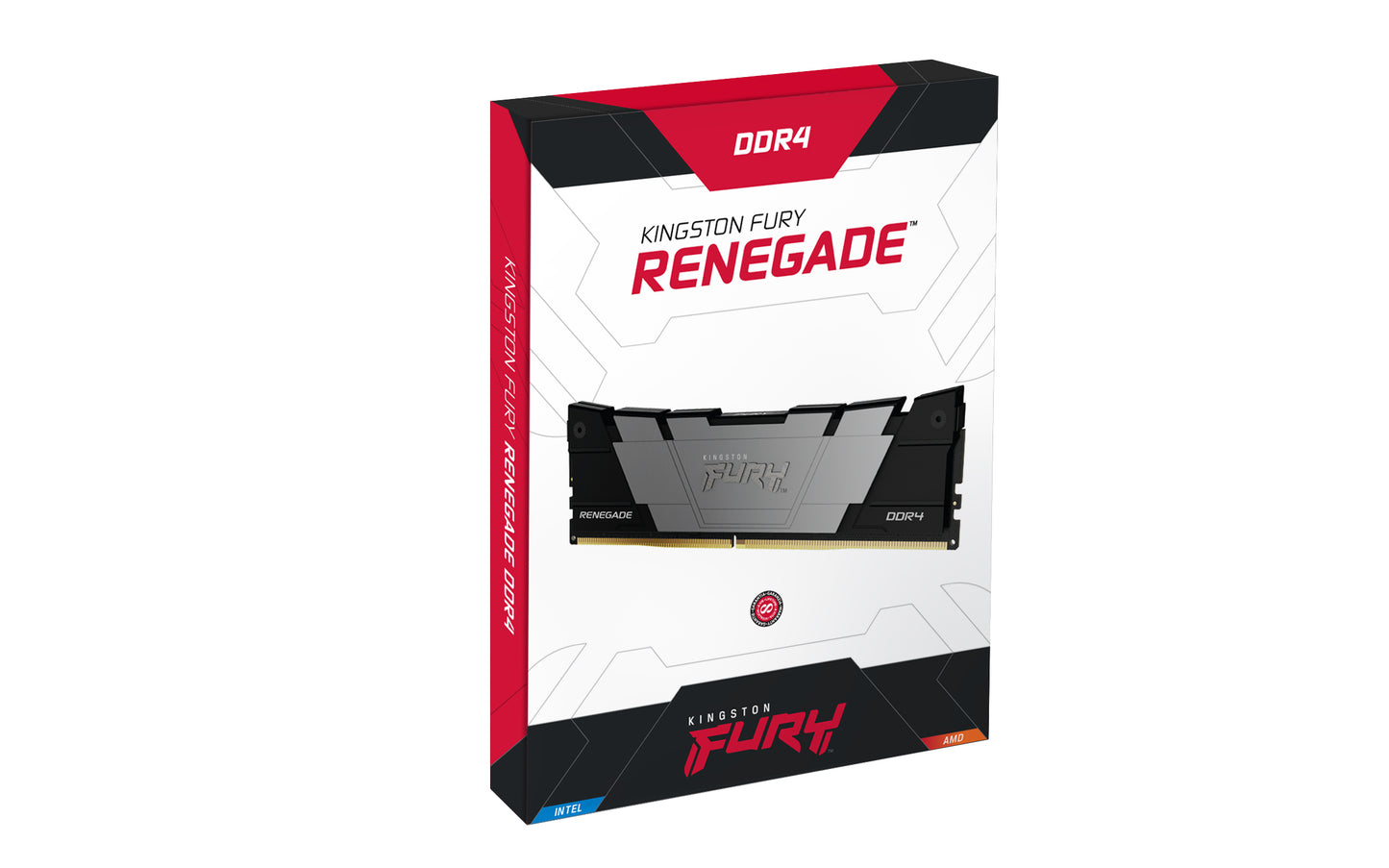 Memoria RAM Kingston DIMM DDR4 16GB 4000MT S Fury Renegade Black XMP CL19 288PIN 1 35V C Disparador de Calor Gamer