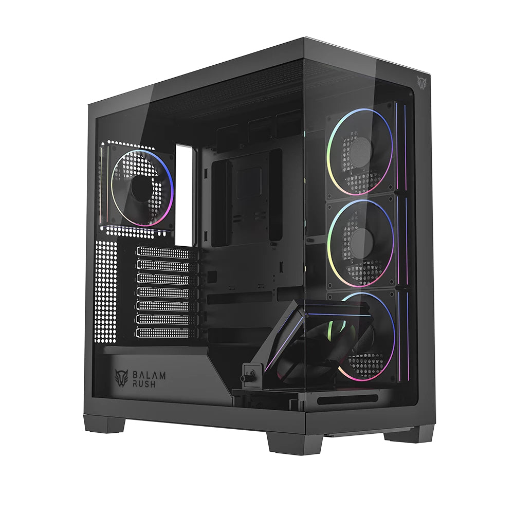 Gabinete Gamer Balam Rush Media Torre Tank Polar 7900 / Legend Negro