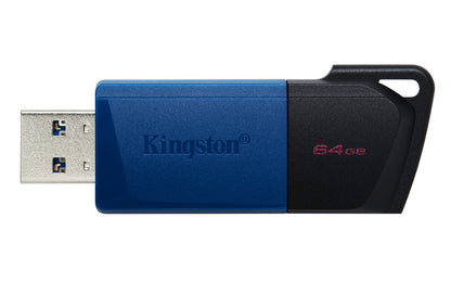 Memoria USB Kingston DataTraveler Exodia M 64GB USB 3.2 Gen1 Color Negro-Azul