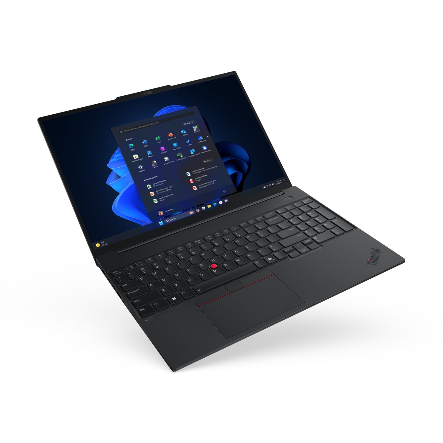 Lenovo ThinkPad E16 Gen 3 (Intel) Intel Core Ultra 7 255H Computadora portátil 40.6 cm (16") WUXGA 32 GB DDR5-SDRAM 512 GB SSD Wi-Fi 6E (802.11ax) Windows 11 Pro Español Negro