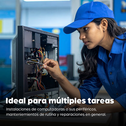 Kit Herramientas Manhattan Básico para Computadora 13 Pzas