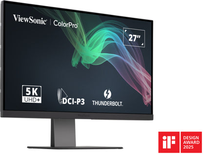 Viewsonic VP2788-5K monitor de computadora 68.6 cm (27") 5120 x 2880 Pixeles 5K Ultra HD LED Negro
