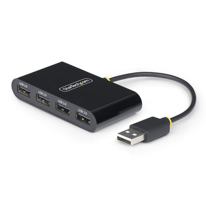 StarTech.com ST4200MINI2-USB-HUB nodo concentrador 480 Mbit/s Negro