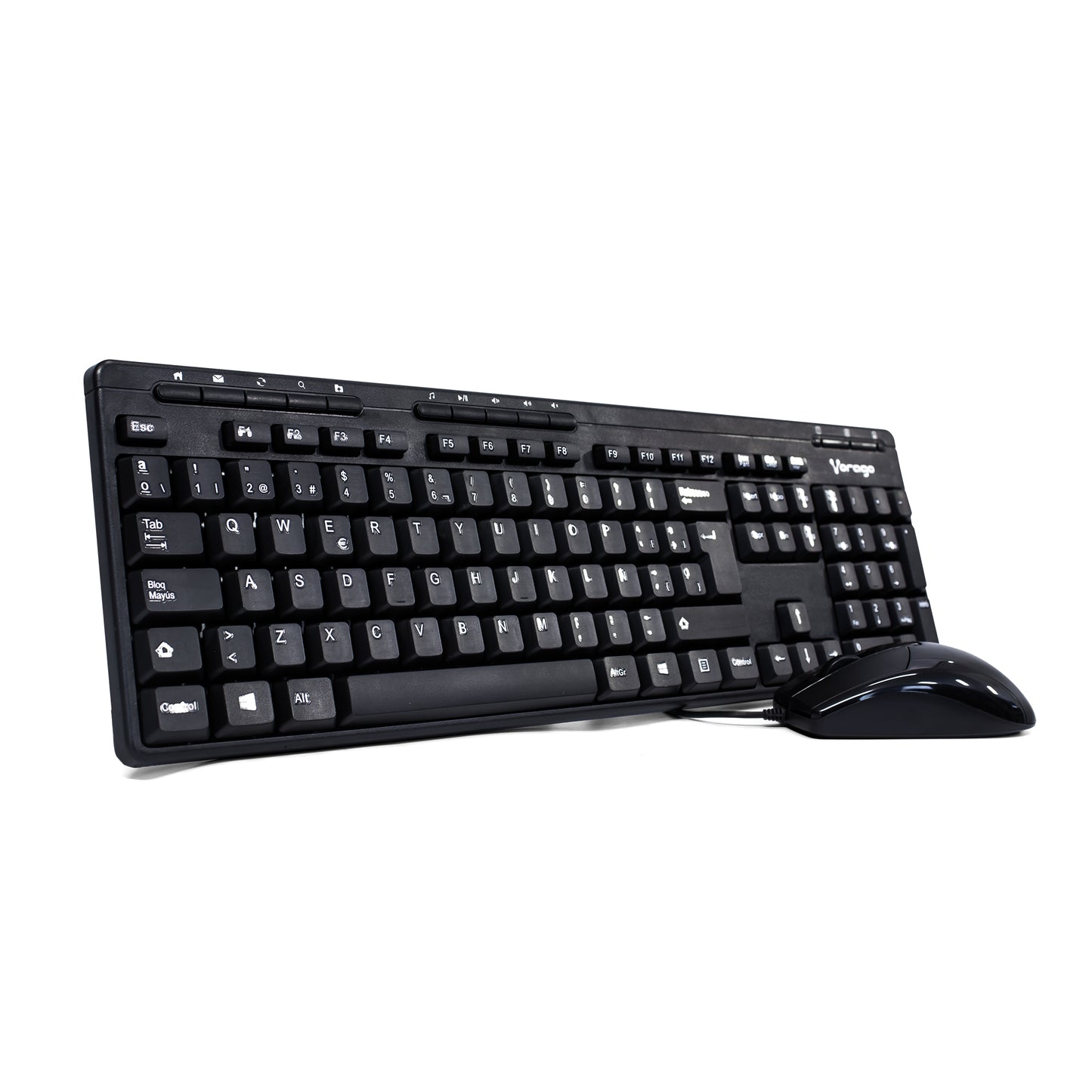 Kit Vorago Teclado y Mouse Km-105 Alambrico Multimedia Usb