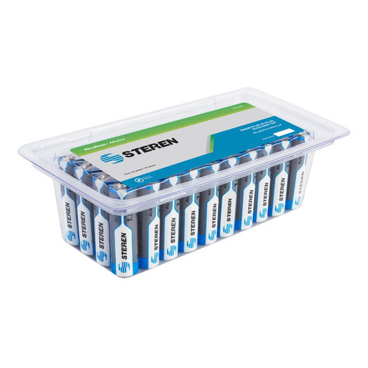 Pilas Steren Alcalinas Tipo "AAA" 1.5V C/40 Pzas