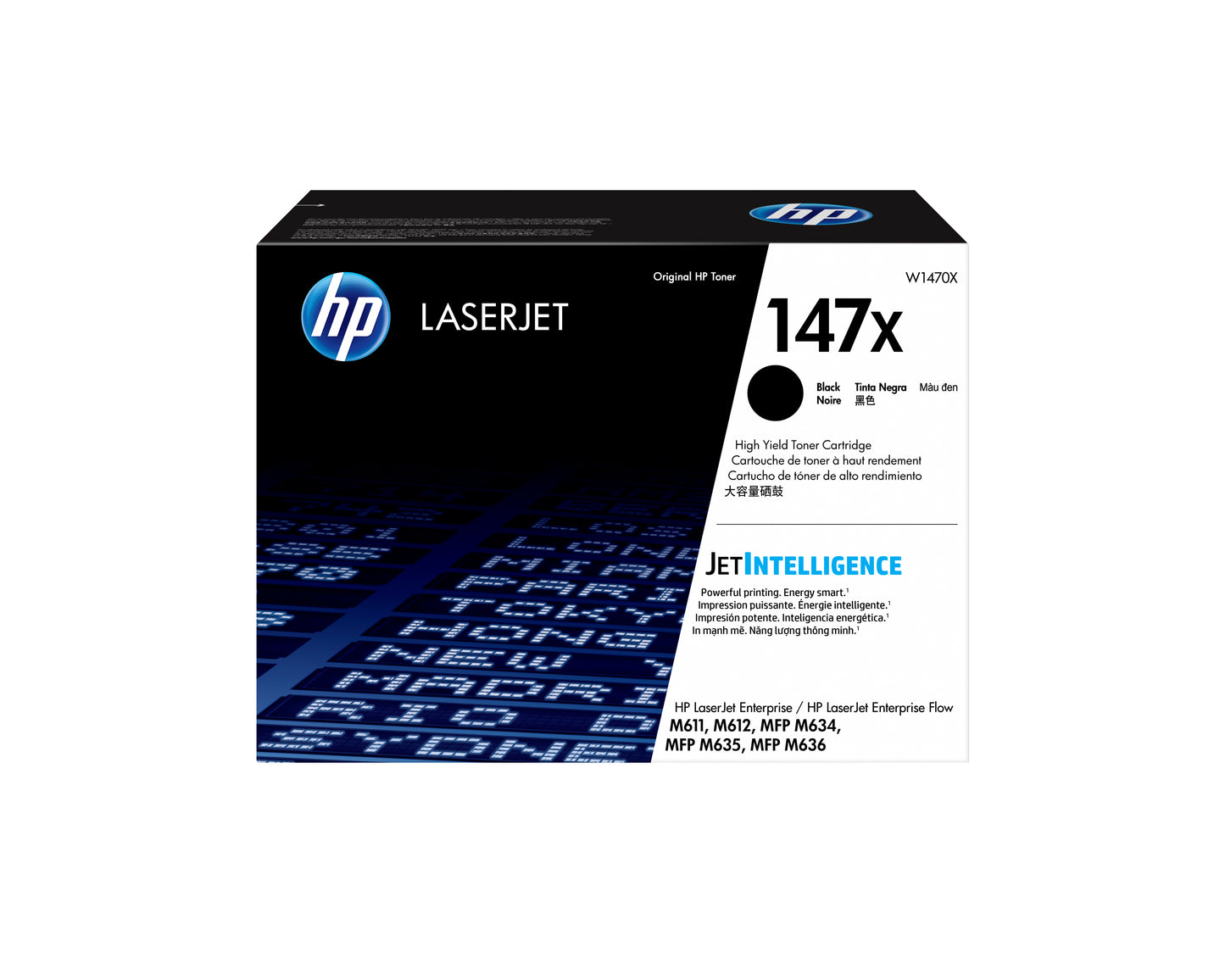 Tóner HP LaserJet 147X Alto Rendimiento 25.2K Páginas Color Negro