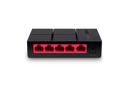 Mercusys MS105G dispositivo de redes No administrado Gigabit Ethernet (10/100/1000) Negro