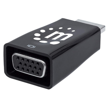Convertidor Manhattan Video HDMI a SVGA+Salida Audio Color Negro