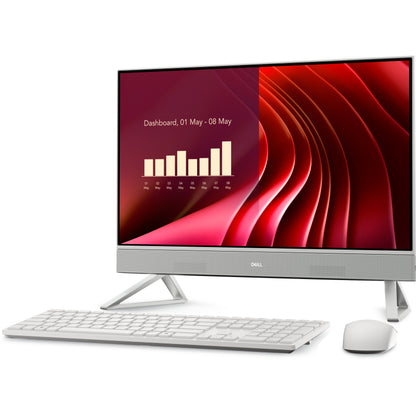 DELL EC24250 Intel® Core™ i7 i7-1355U 60.5 cm (23.8") 1920 x 1080 Pixeles PC todo en uno 16 GB DDR5-SDRAM 1 TB SSD Windows 11 Home Wi-Fi 6E (802.11ax) Plata
