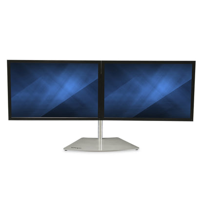 StarTech.com ARMDUOSS soporte para pantalla plana 61 cm (24") Escritorio Acero inoxidable