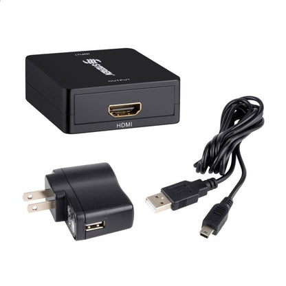 Convertidor Steren VGA a HDMI Soporta Full HD 1080p Color Negro