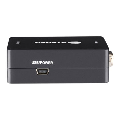 Convertidor Steren VGA a HDMI Soporta Full HD 1080p Color Negro