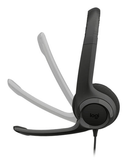 Logitech 981-001575 audífono y auriculare Auriculares Alámbrico Diadema Llamadas/Música USB Tipo C Negro