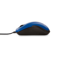 Mouse VERBATIM Silencioso Alámbrico Óptico - Azul