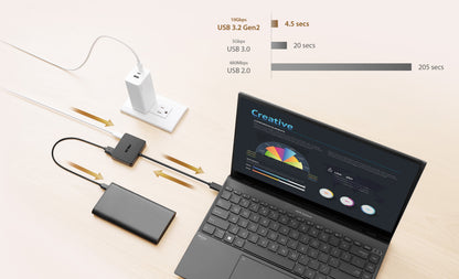 Docking Asus Station USB-C 1x USB-A 1x USB-C 1x HDMI Negro