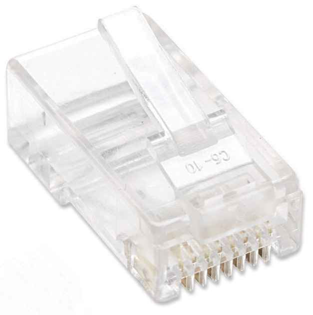 Intellinet 502399 conector RJ-45 Transparente
