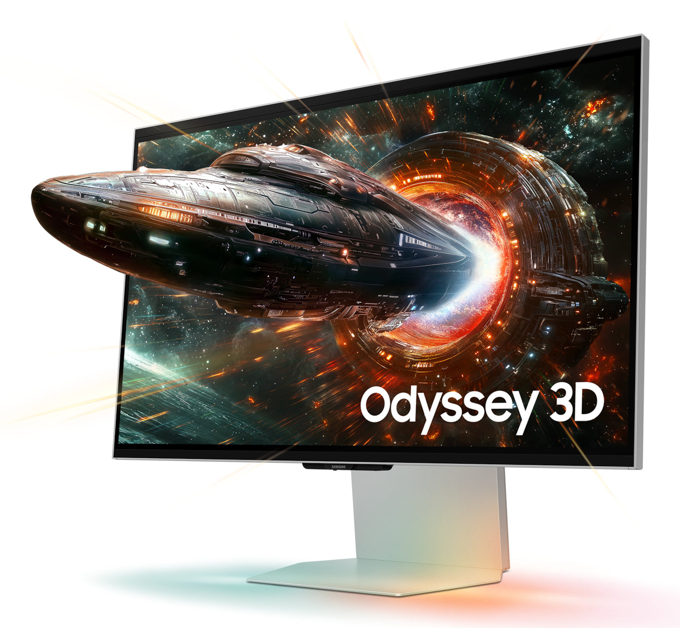 Monitor Gamer Samsung 27" 3D Odyssey 4K IPS 3840x2160 165HZ Plano Plata RGB 1MS G90XF