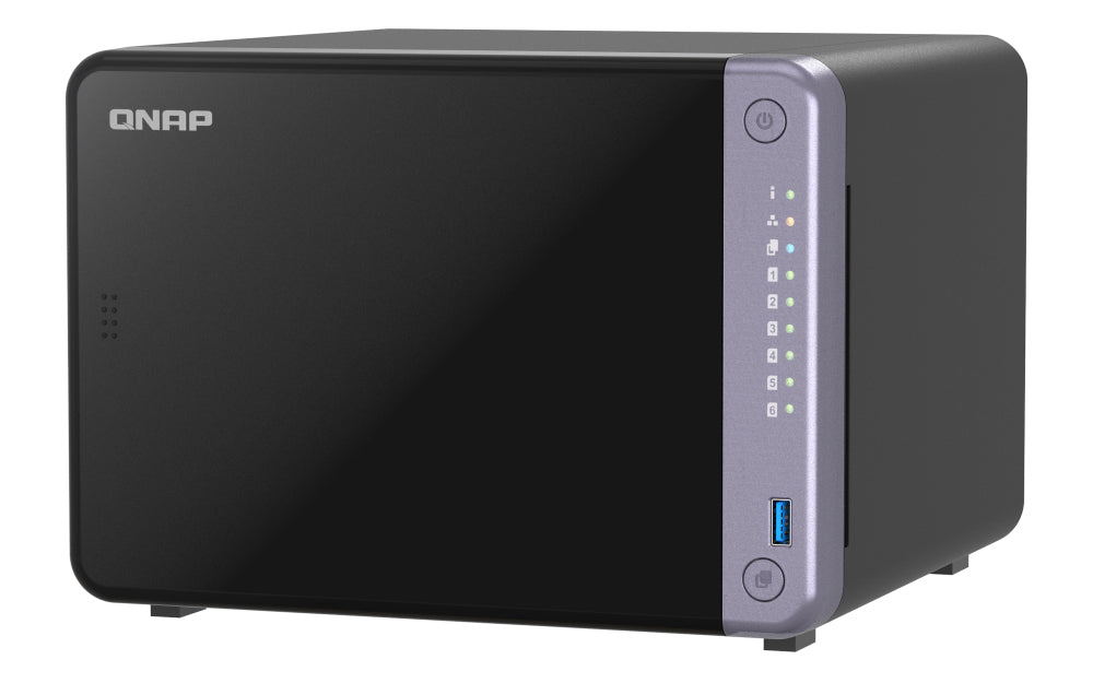 QNAP TS-632X-4G-US servidor NAS o de almacenamiento Tower Alpine Alpine AL-524 4 GB DDR4 QNAP QTS Negro