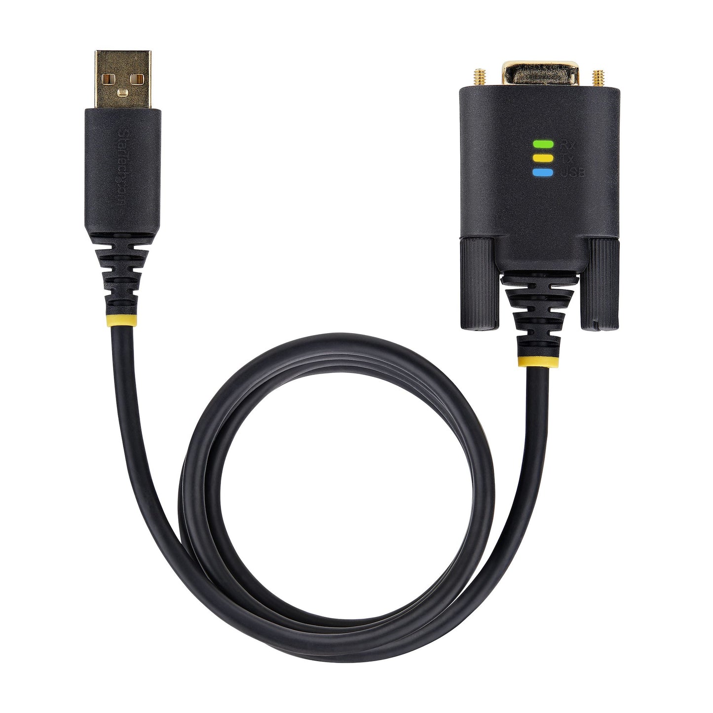 StarTech.com 1P10FFC-USB-SERIAL cable serial Negro USB tipo A DB-9