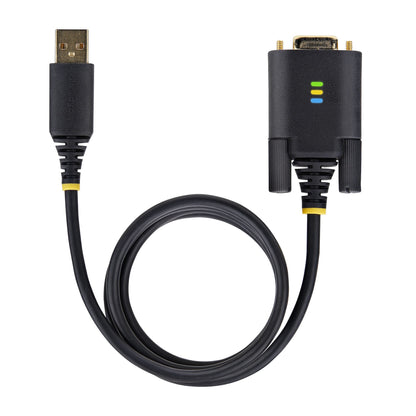 StarTech.com 1P10FFC-USB-SERIAL cable serial Negro USB tipo A DB-9