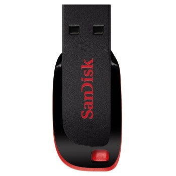 Memoria USB SanDisk Flash Cruzer Blade 64GB USB 2.0 Color Negro SDCZ50-064G-B35
