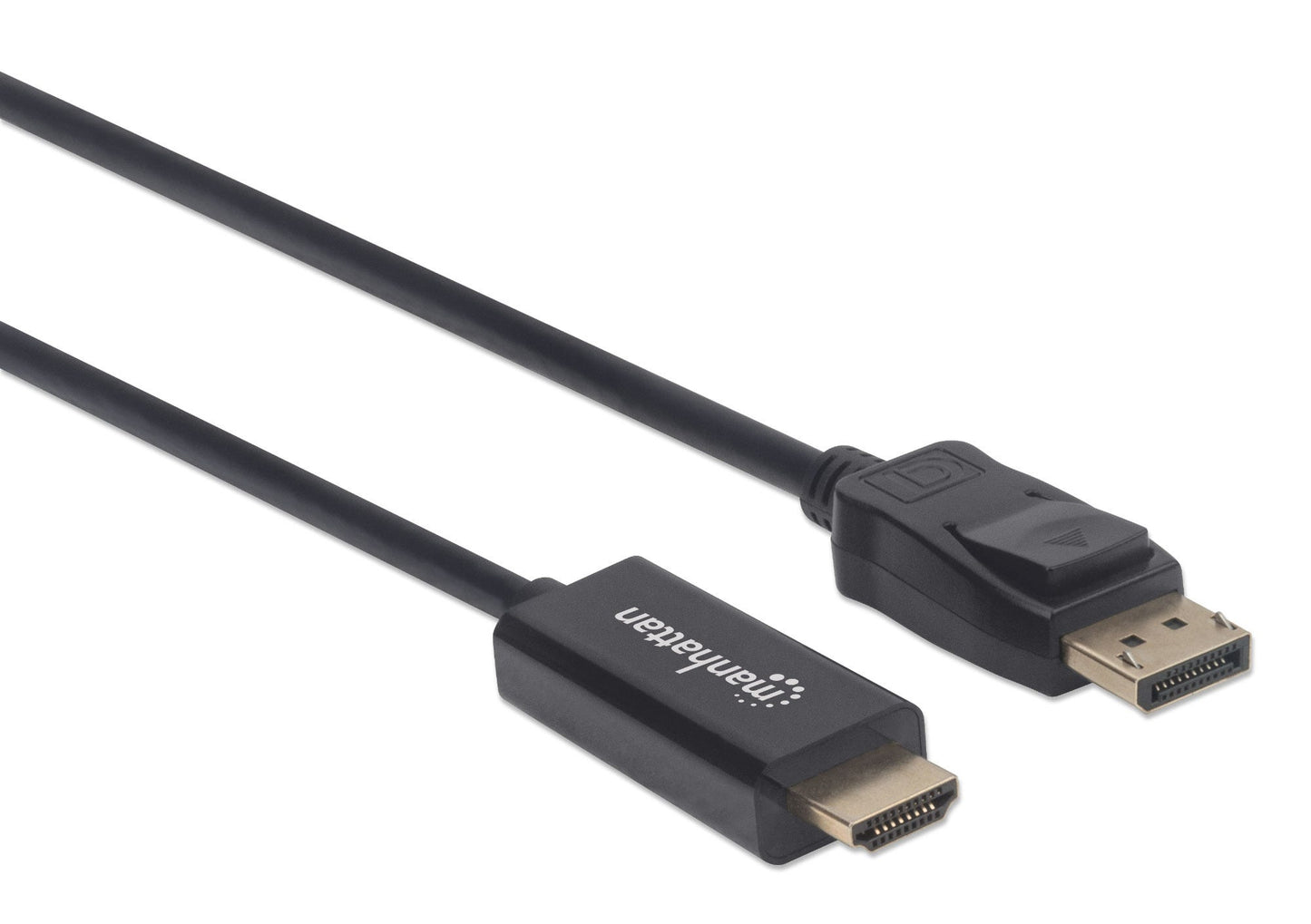 Cable Manhattan DisplayPort/HDMI M-M 1080p1.8m Color Negro