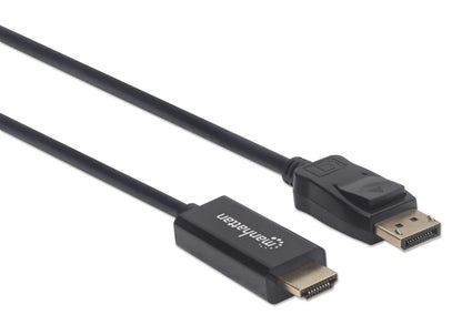 Cable Manhattan DisplayPort/HDMI M-M 1080p1.8m Color Negro