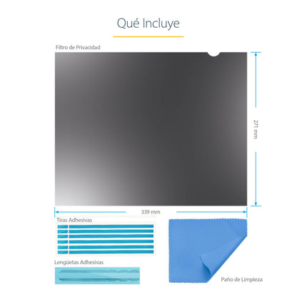 StarTech.com 1754-PRIVACY-SCREEN filtro para monitor 43.2 cm (17") Filtro de privacidad para pantallas sin marco