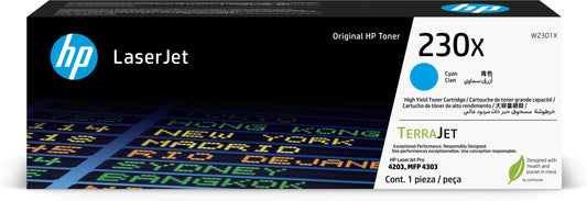 Tóner HP LaserJet 230X Color Cian