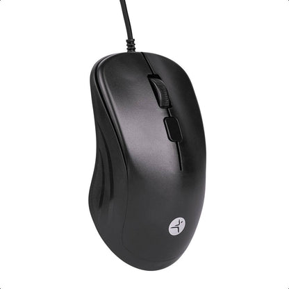 Mouse Alambrico TechZone de Materiales ABS 3Botones 1200Dpi Longitud de Cable 1.35Metros