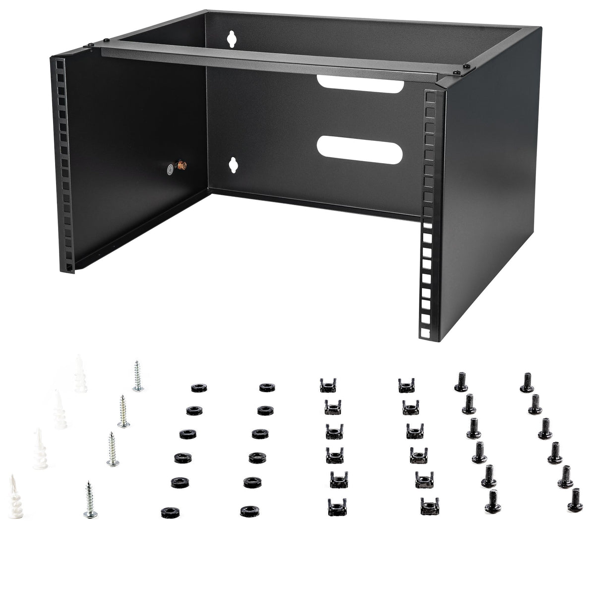 StarTech.com WALLMOUNT6 armario rack Bastidor de pared Negro