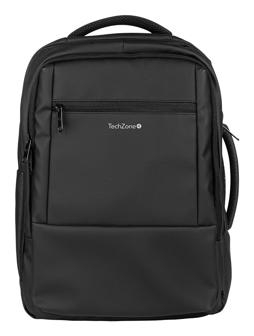 Backpack Techzone UrbanBiz DE 15.6" Diseñada para el Ritmo Dinamico del Dia a Dia Color Negro